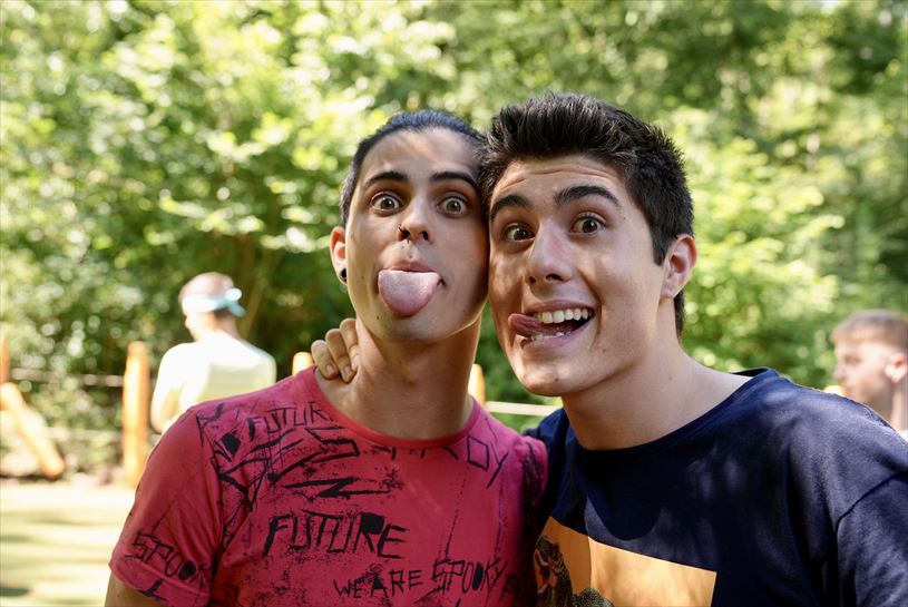 Iñaki Mujika (Unax) eta Joanes Echeveste (Ibai)