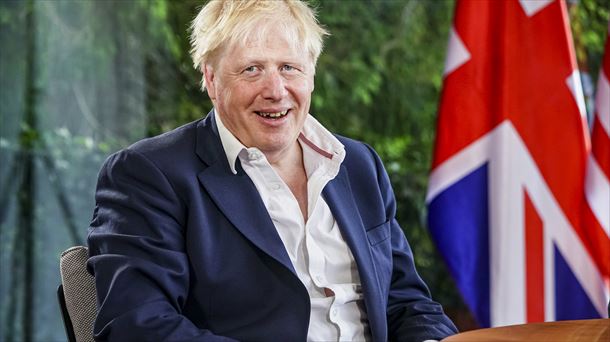 Boris Johnson lehen ministro britainiar ohia artxiboko irudi batean: EFE