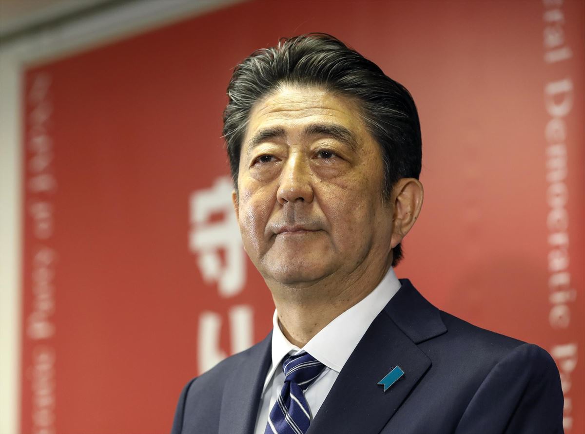 Shinzo Abe Japoniako lehen ministro ohia. Argazkia: EFE