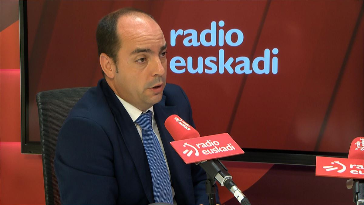 Mikel Amundarain, hoy en Radio Euskadi. EITB Media