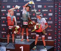 Nick Kastelein y Hanna de Sousa, vencedores en el Ironman de Vitoria-Gasteiz