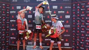 Nick Kastelein y Hanna de Sousa, vencedores en el Ironman de Vitoria-Gasteiz