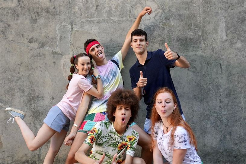 Aktoreak Basakabiko pilotalekuan