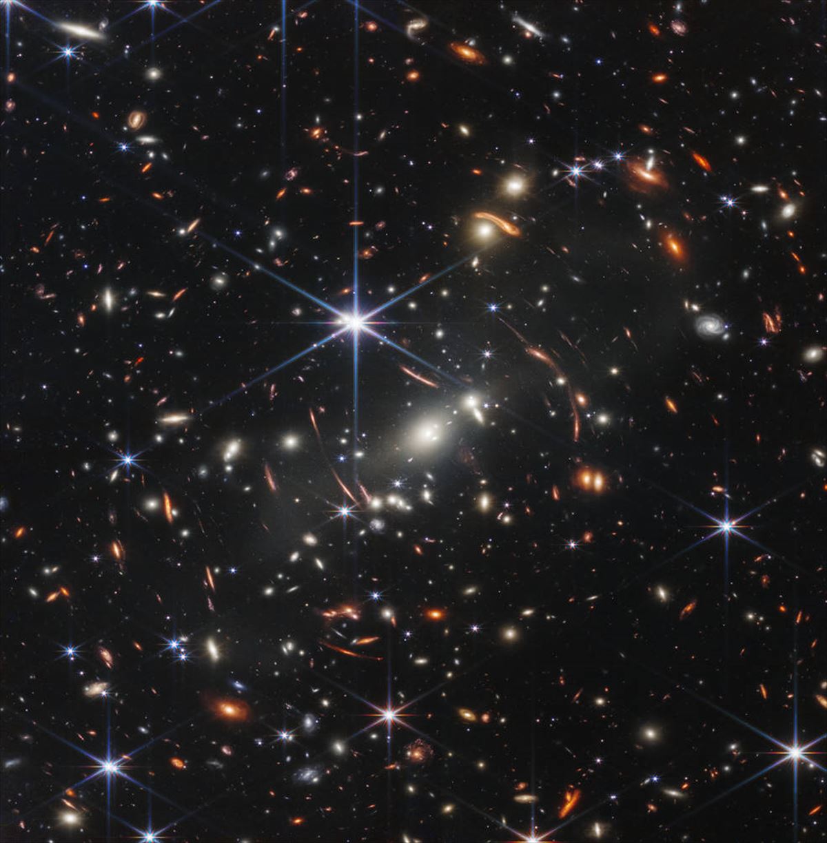 La imagen obtenida por 'James Webb'. Foto: NASA, ESA, CSA y STScI.