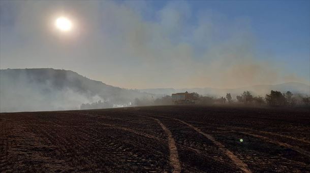 Un incendio. Foto de archivo: SOS Deiak