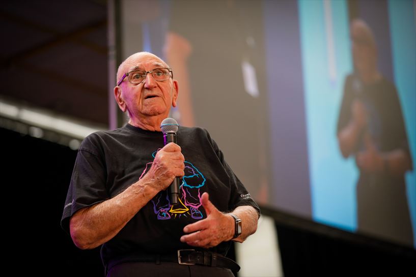 XAbier Añúa en el homenaje a Iñaki Añua, previa al concierto de Guilia Valle Ensemble