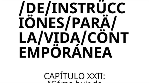 manual de instrucciones para la vida contemporánea,Eñaut,zuazo, humor