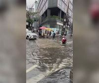 Bangkok amanece bajo el agua tras la peor tormenta del año