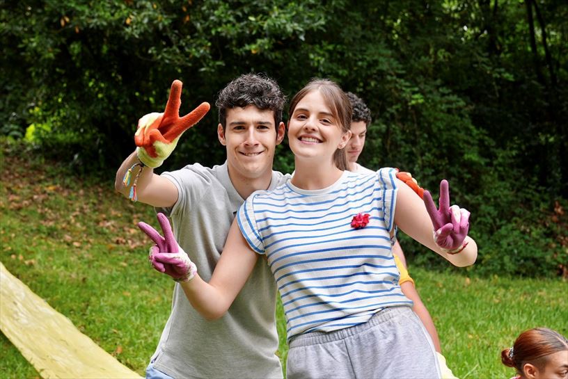 Eleder Iglesias (Alain) eta Dánae Riaño (Maddi)