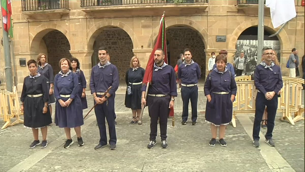 Bermeo, gaur goizean. EITB Mediaren bideo batetik ateratako irudia.