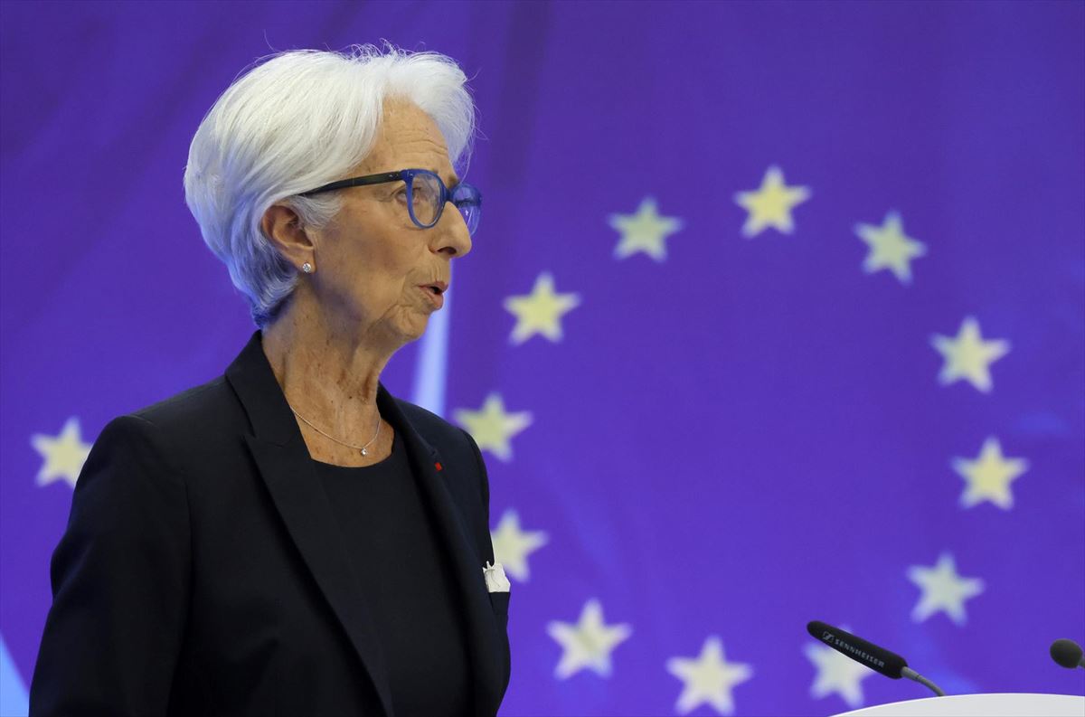 Christine Lagarde Europako Banku Zentraleko presidentea. Artxiboko argazkia: EFE