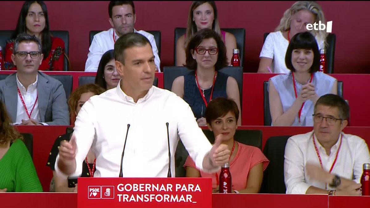 Pedro Sanchez, PSOEko Batzorde Federalean. Argazkia: EFE