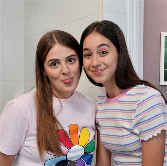 Dánae Riaño (Maddi) eta Mikele Arizkorreta (Saioa)