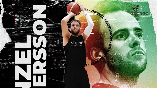 Denzel Andersson, nuevo fichaje del Bilbao Basket.