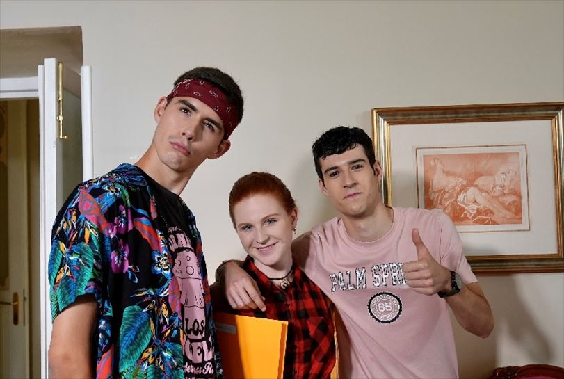 Malen Azpirotz (Iraia),  Eleder Iglesias (Alain) eta Kimetz Etxabe (Gontzal)