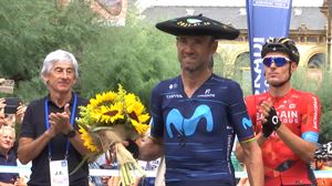 Homenaje a Alejandro Valverde en su última Clásica de San Sebastián