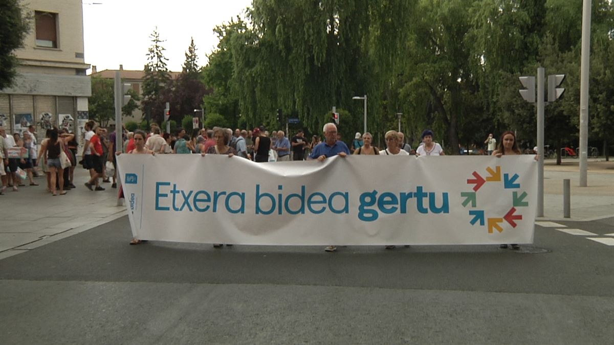 Manifestación en Vitoria-Gasteiz
