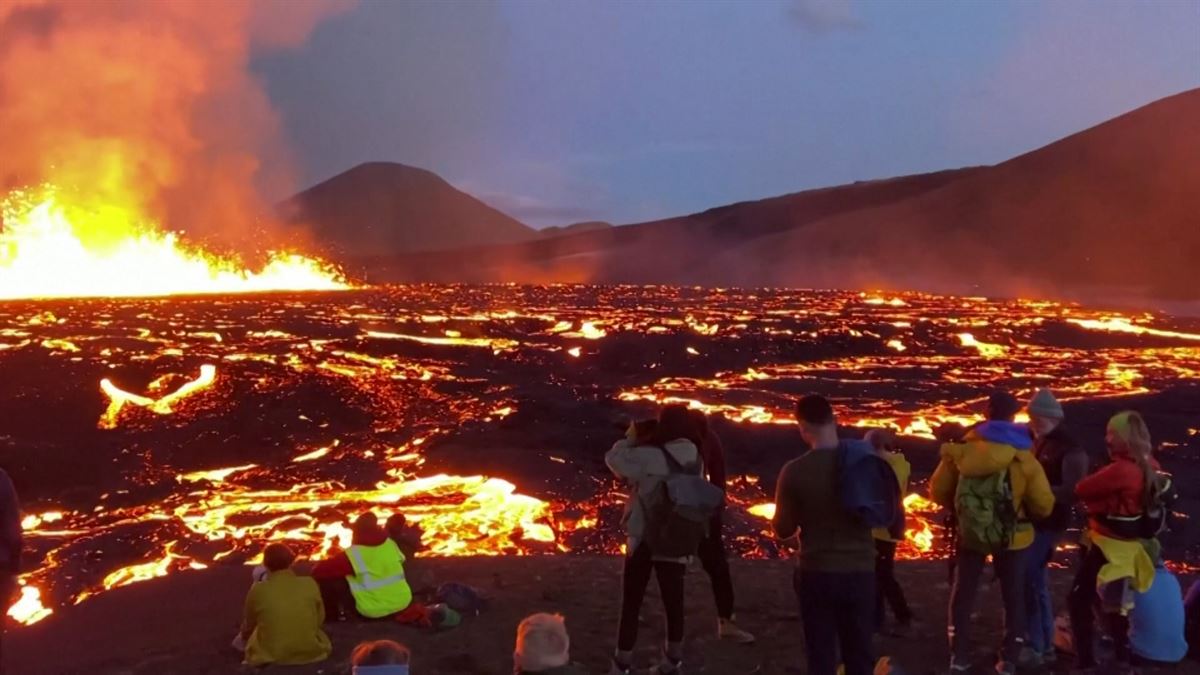 Volcan en Islandia