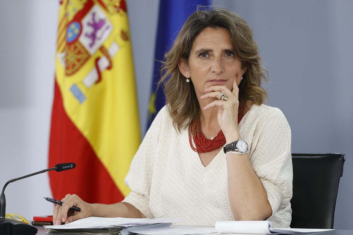 La ministra para la Transición Ecológica y el Reto Demográfico, Teresa Ribera. Foto de archivo: EFE
