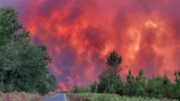 Incendio en Las Landas