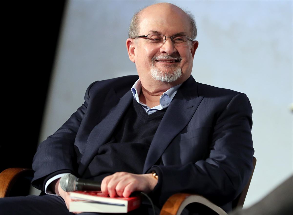 Salman Rushdie idazlea. Argzkia: EFE