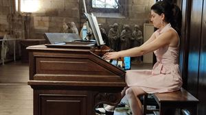 Miriam Cepeda, organista de la Basílica de Begoña