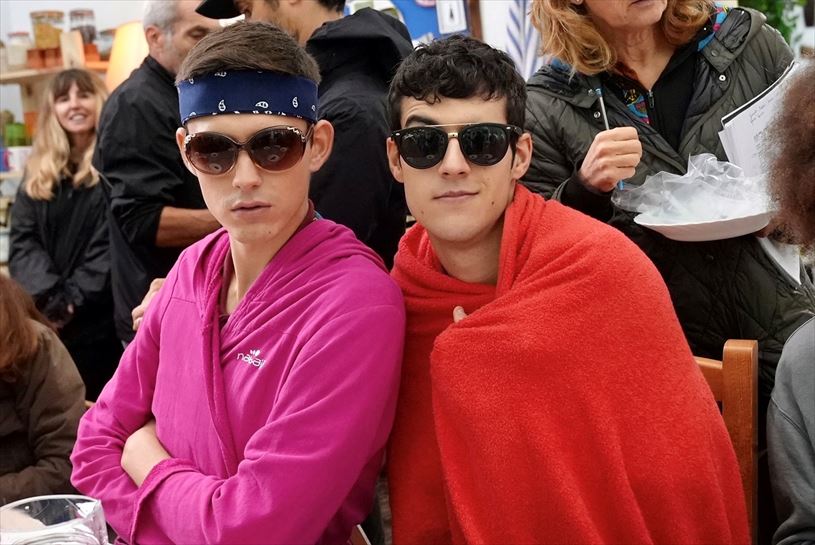 Eleder Iglesias (Alain) eta Kimetz Etxabe (Gontzal)