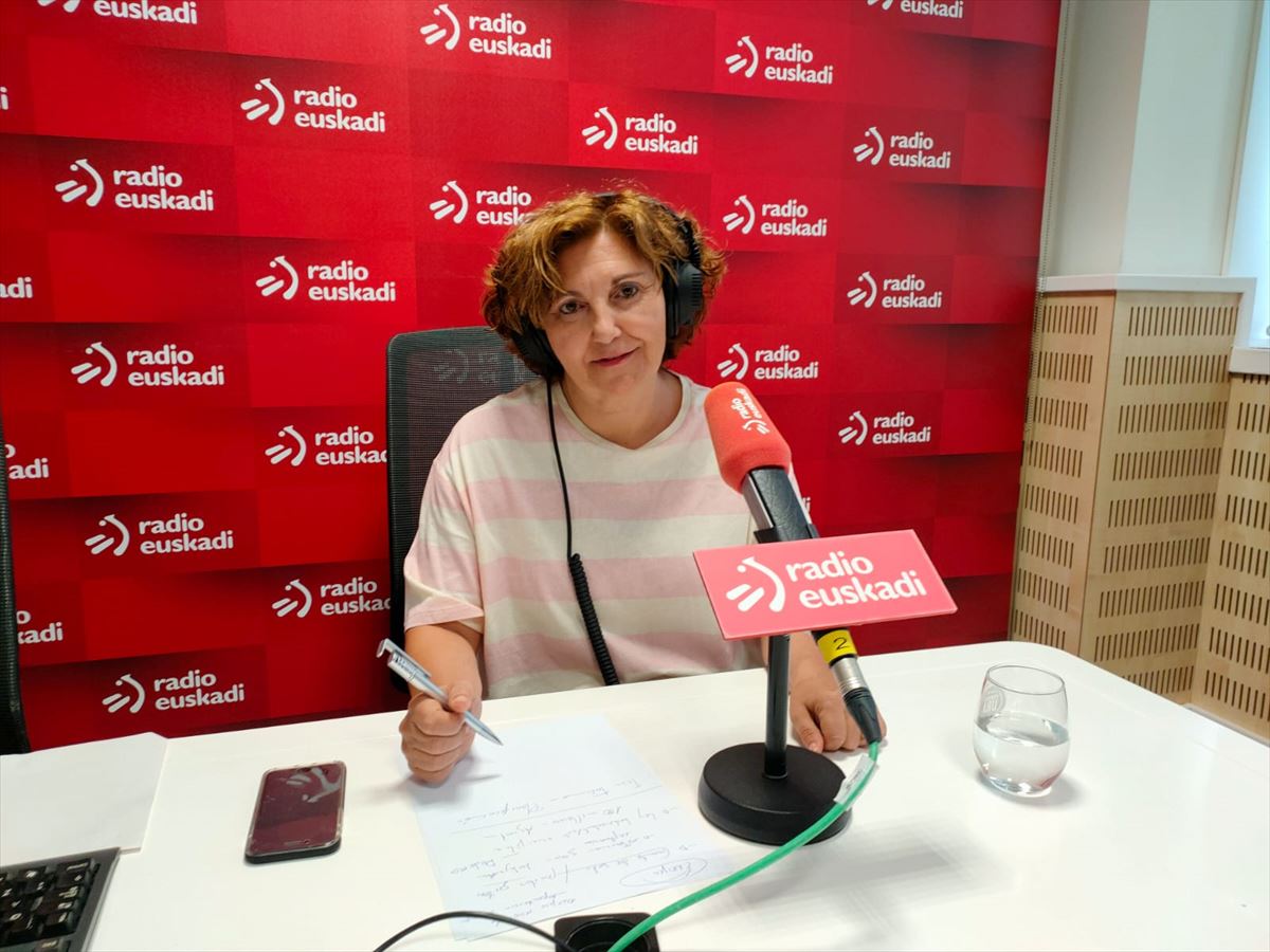 Pilar Garrido, durante la entrevista