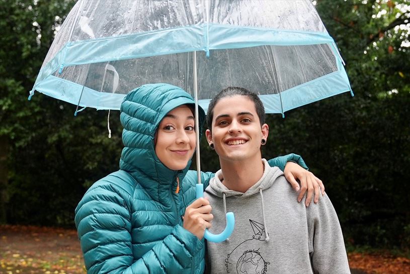 Mikele Arizkorreta (Saioa) eta Iñaki Mujika (Unax)