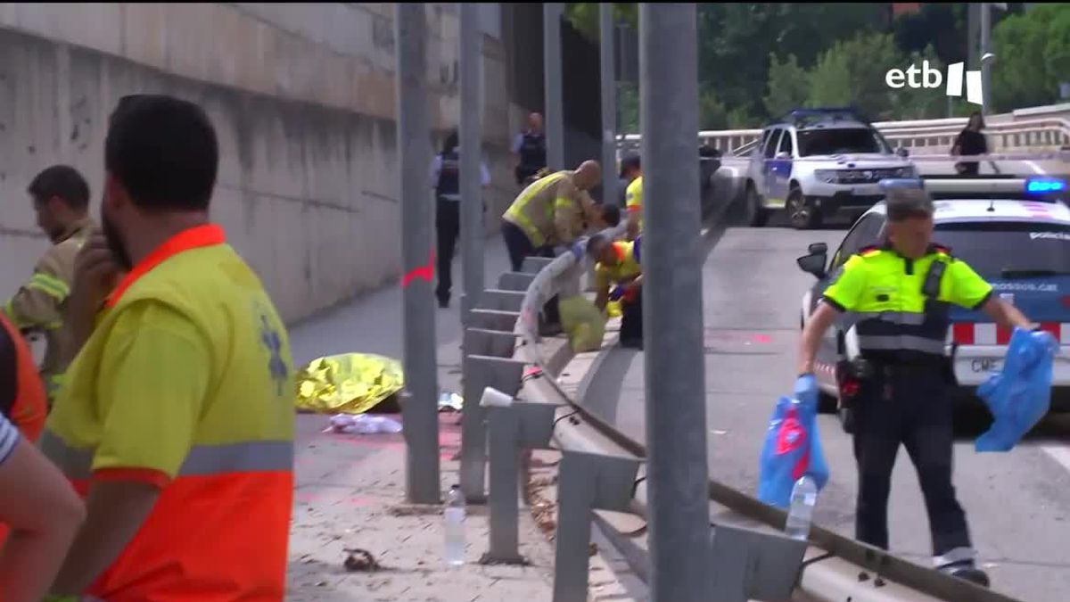 Atropello masivo en Barcelona. Imagen: EITB Media