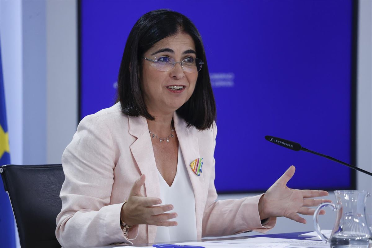 Carolina Darias, ministra de Sanidad. Foto: EFE
