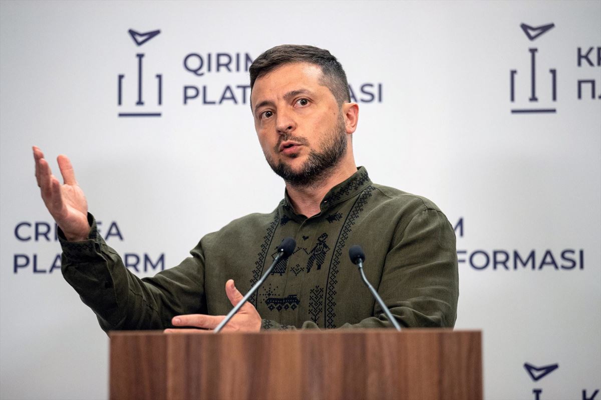 El presidente ucraniano, Volodimir Zelenski. Foto: EFE