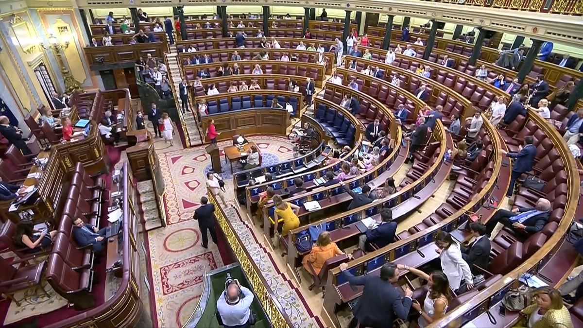 Congreso de los Diputados. Foto de archivo obtenida de un vídeo de ETB