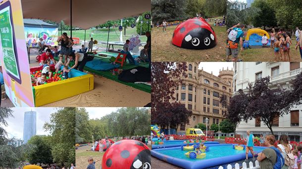 Txikigune, mucho más que un parque infantil en fiestas