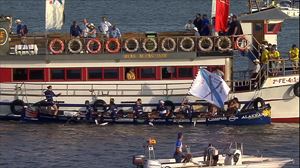 Urdaibai afianza el liderato en la primera jornada en aguas gallegas