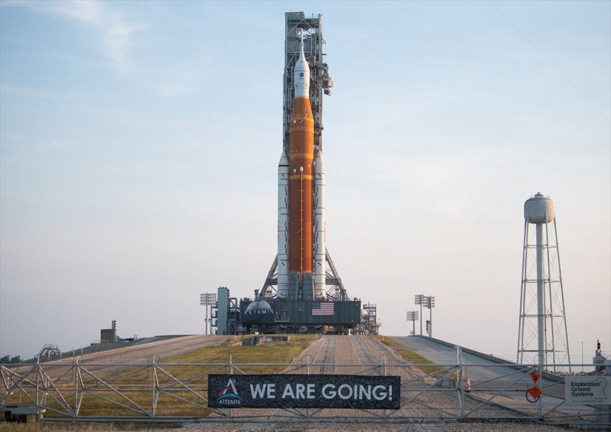 La misión no tripulada Artemis I partirá rumbo a la Luna el próximo lunes. Foto: NASA