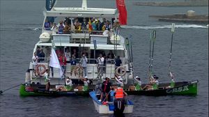 Hondarribia logra una bandera que por poco se queda sin disputar