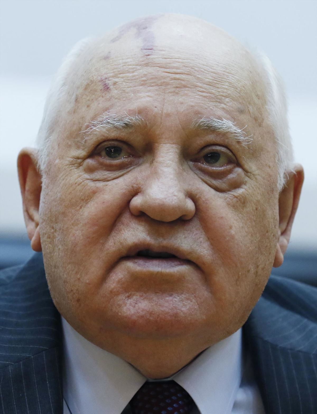 Mijail Gorbachov 2016ko irudi batean. Argazkia: EFE