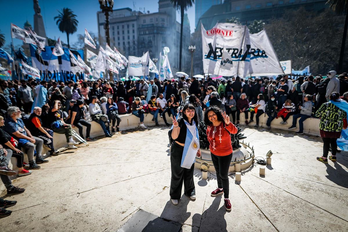 Manifestación en Argentina.