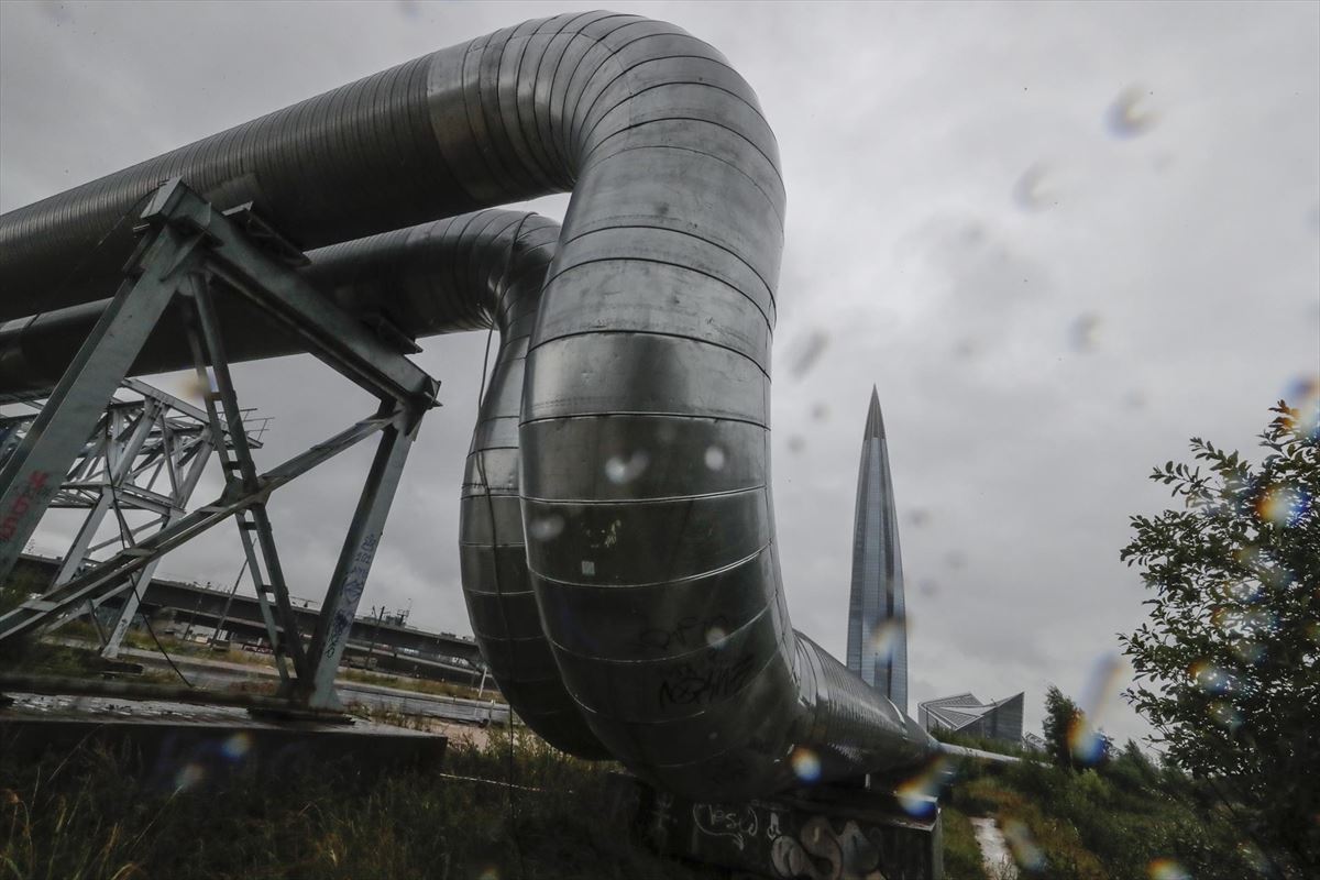 Gazpromen egoitza nagusia San Petersburgon