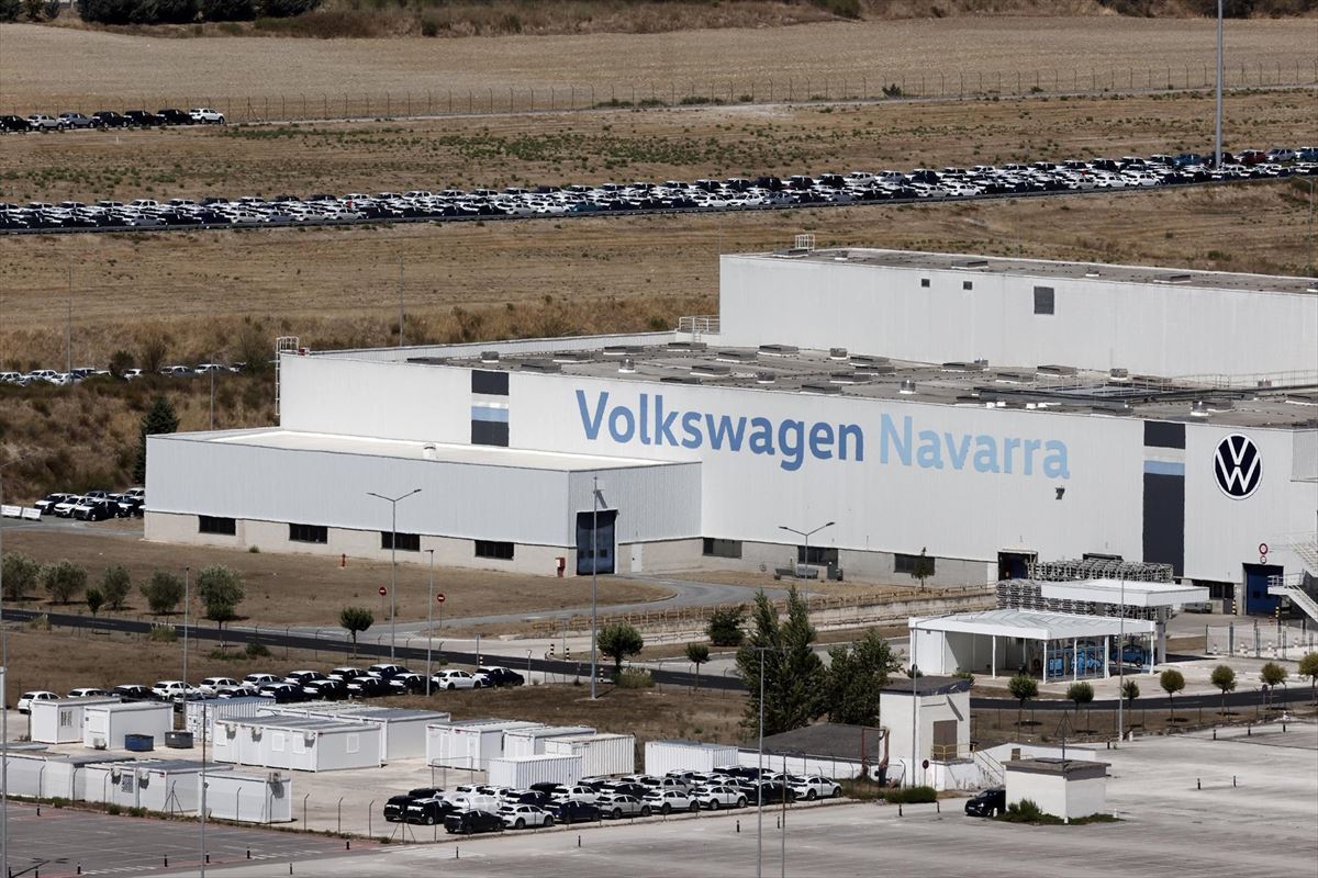 Fábrica de Volkswagen Navarra. Foto de archivo: EFE