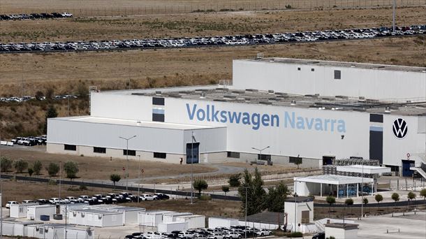 Nafarroako Volkswagen lantegia. Argazkia: EFE.