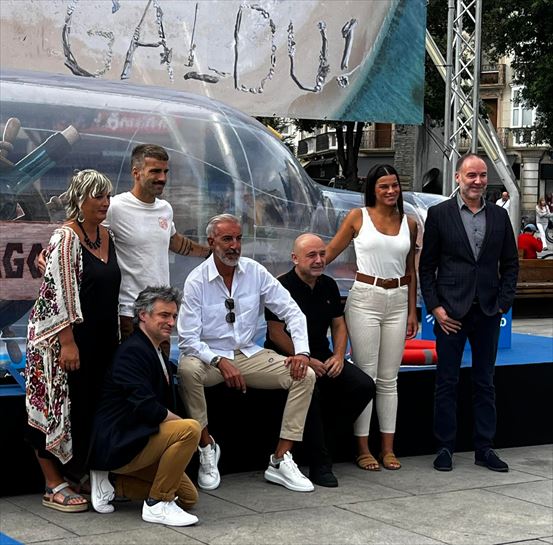 "Naufragoak" saioaren lan taldea Festvalen