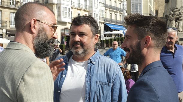 Javi Sierra, Ander González eta Joseba Arguiñano