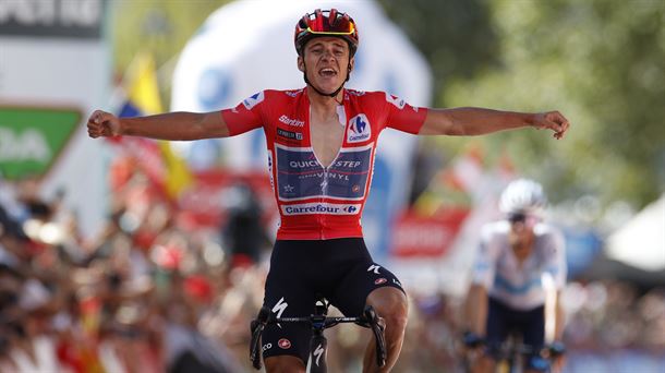 Remco Evenepoel en la Vuelta a España