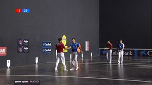 Irribarriak eta Albisuk Caixabank Masterseko finalerdietarako txartela lortu dute