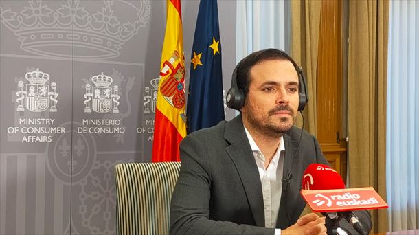 Garzón, en un momento de la entrevista. Foto: EITB Media