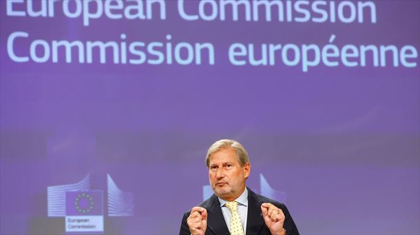 Johannes Hahn Europako Aurrekontu komisarioa. Argazkia: EFE. 