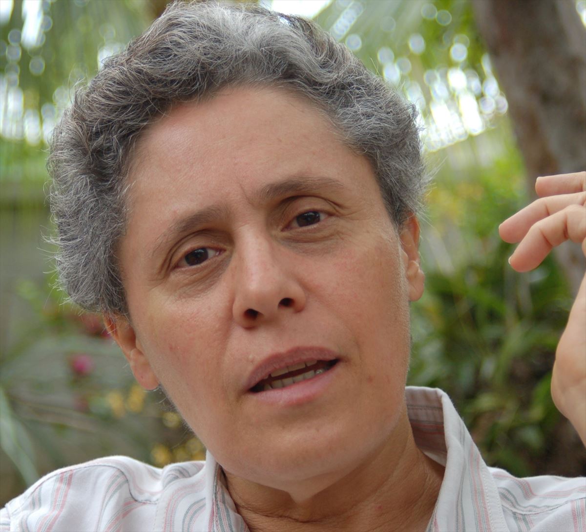 Dora María Téllez, ex guerrillera sandinista.