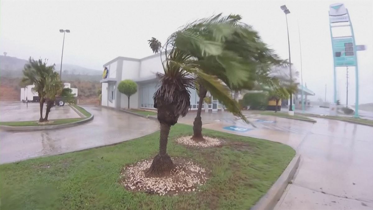 Huracán Fiona en Puerto Rico. Imagen obtenida de un vídeo de Agencias.